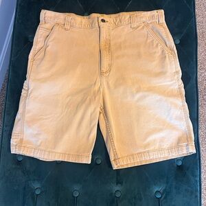 Carhartt Tan Denim Men's Shorts Size 40 Relaxed Fit